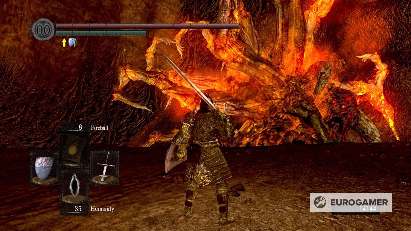 Dark Souls Ceaseless Discharge boss strategy